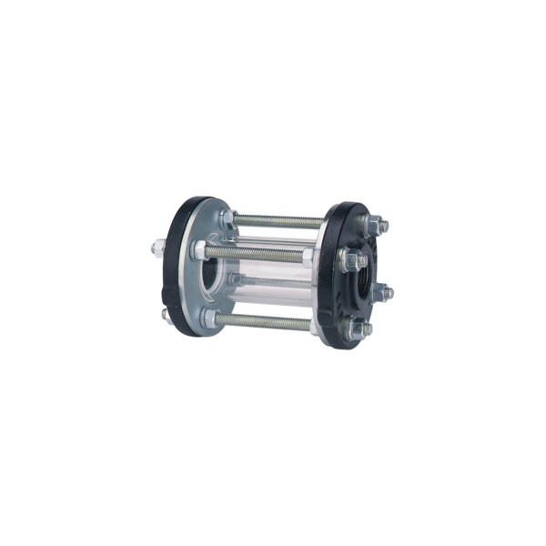 Sight flow indicator, 3in body, 6.250in 159 mm L, 7.500in 191 mm flange dia., 4in 102 mm viewing dia